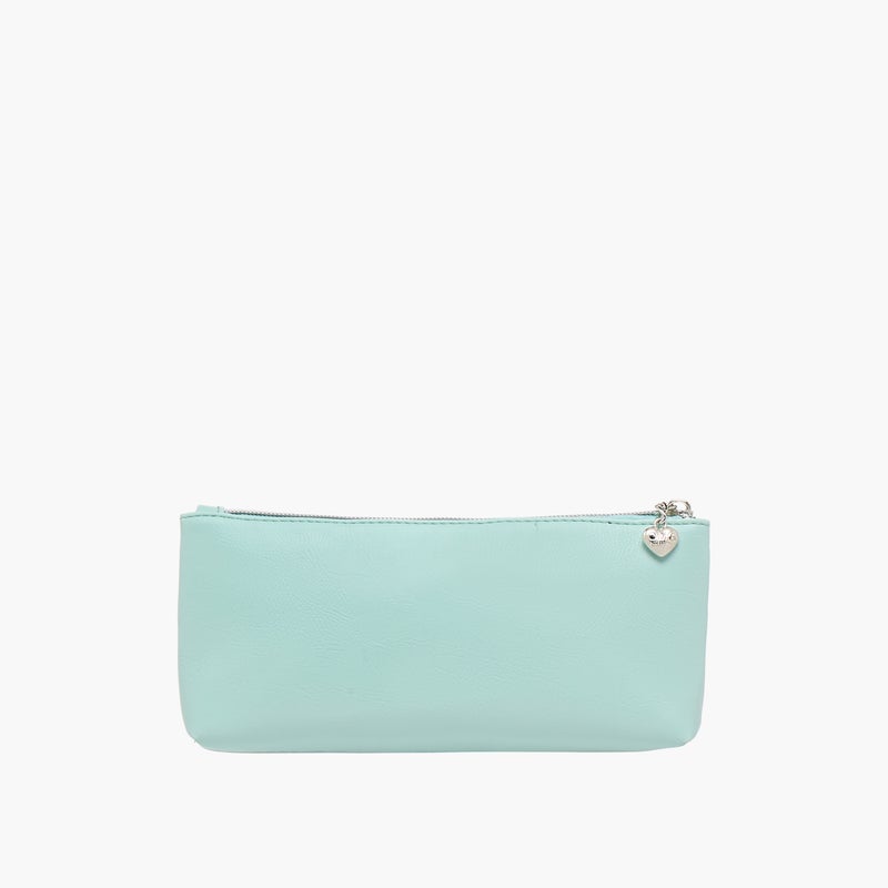 OMG Pouch - Hearts metallic-1 Cnmprt (Pvc) Blue \ 21.59X5.08X9.525 - Image 3